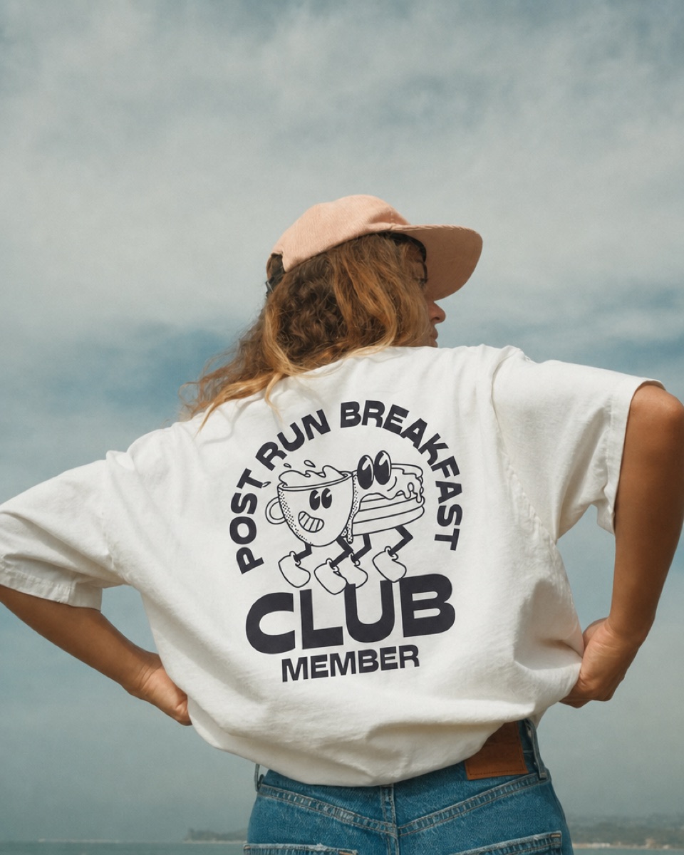 Playera Post Run Breakfast Club de GUD Sport
